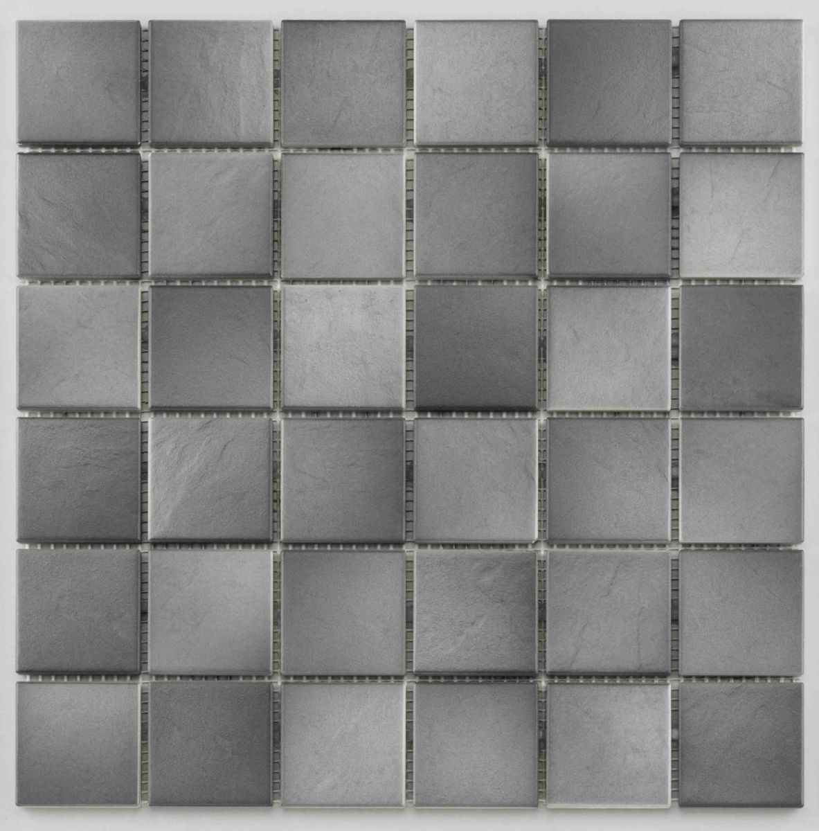 BARWOLF Mosaïque céramique antidérapante Grip schiefer grau gris