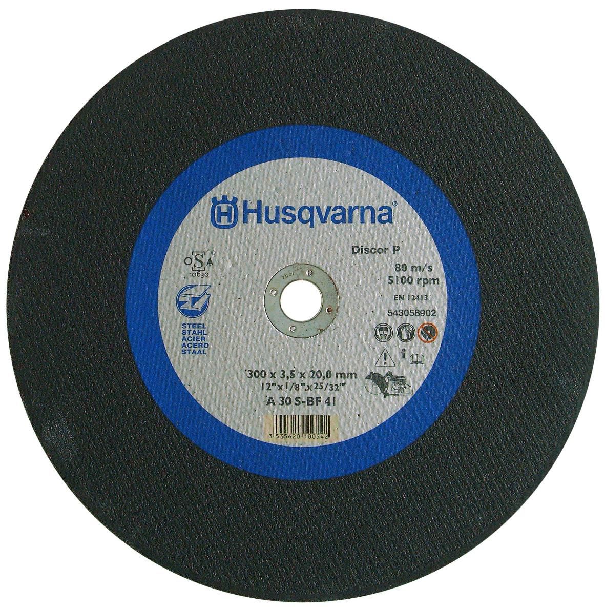 Husqvarna Disque Abrasif Pour Acier Discor P A Rbf Mm