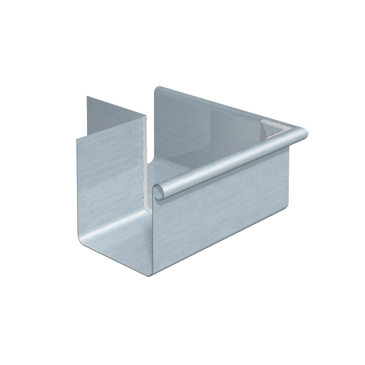 RHEINZINK Equerre carrée zinc naturel 0 65 mm x 333 mm x 300 mm exter