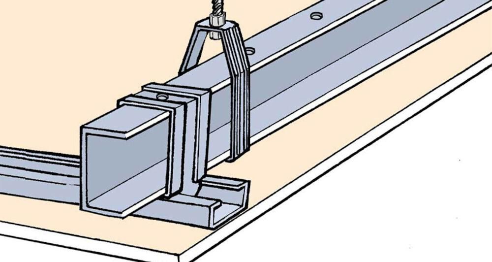 Rail Prégymétal 2Plus - L. 6 m - ép. 1,5 mm