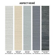 Bardage Malo Protect aspect veiné - gris anthracite - 8x190x3000 mm