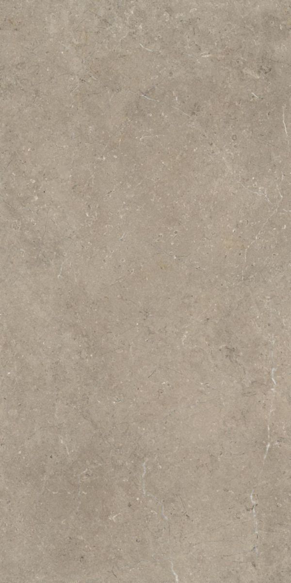 Carrelage de sol intérieur Mystone Limestone - grès cérame rectifié - ton taupe - 75x150 cm - ép. 10,5 mm