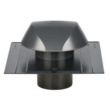 Chapeau de ventilation platine ardoise diamètre 125mm anthracite Réf. VVA12A