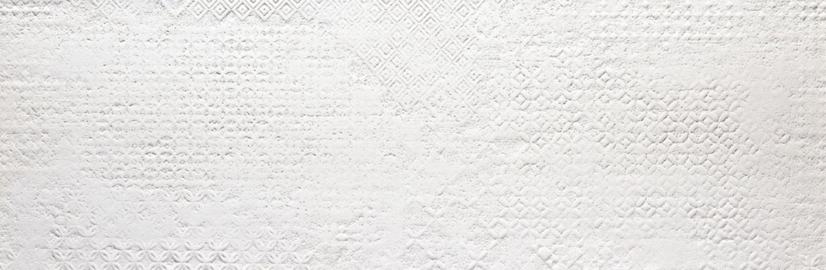 Carrelage intérieur grès cérame étiré Essence Form - branco rectifié décor - 29,5x88,8 cm