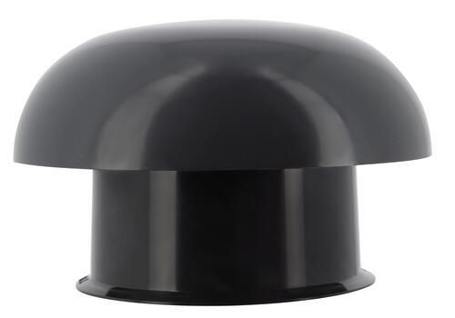 Chapeau de ventilation simple avec moustiquaire CC10M ardoise diamètre sortie 100 mm