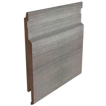 Clin de bardage composite X-Wood Archi clic - gris cèdre - 16x143 mm - L. 3,2 m