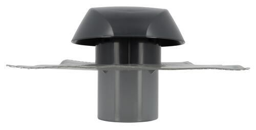 Chapeau de ventilation à collerette étanche diamètre 125mm anthracite Réf. VVE12A