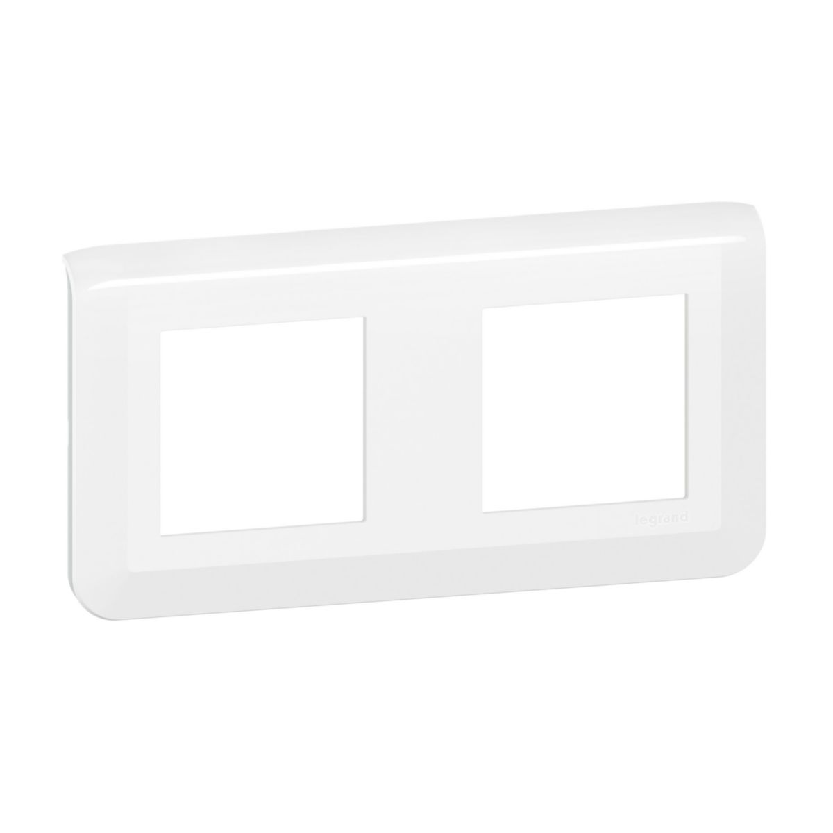 Plaque de finition horizontale Mosaic pour 2x2 modules - blanc