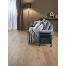 Parquet contrecollé Diva 139 Clic - chêne zénitude vernis bois flotté - l. 139 mm x L. 495-1992 mm - ép. 12 mm