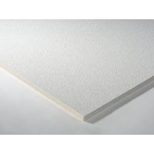 Dalle de plafond acoustique Thermatex Feinstratos - bord droit SK - blanc - 600x600 mm - ép. 15 mm