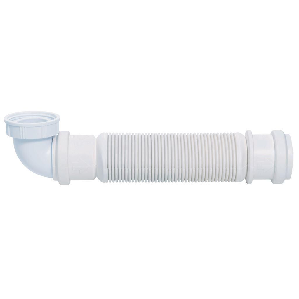 Siphon de lavabo extra-plat 64 mm à membrane Senzo - sortie Ø 40 mm