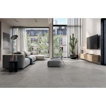 Carrelage grès cérame sol/mur rectifié Matic J813 - gris - 60x60 cm