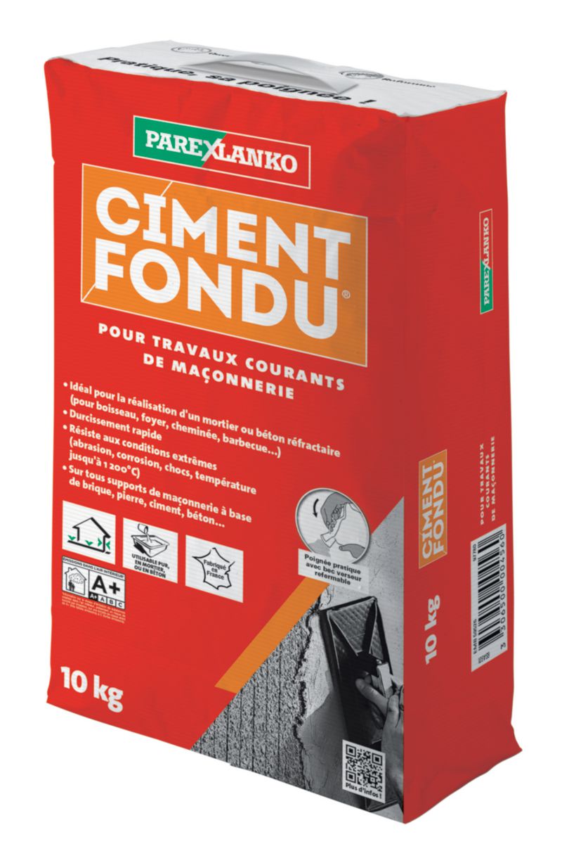 Ciment fondu - sac de 10 kg