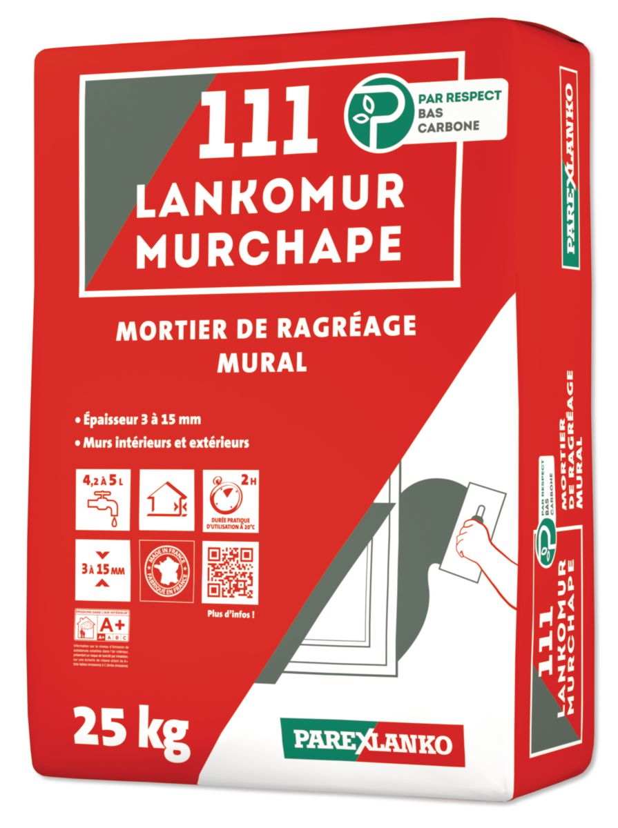 Mortier de ragréage 111 Lankomur Murchape - sac de 25 kg