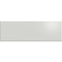 Faïence murale Arquitectos - gris argent brillant - 10x30 cm