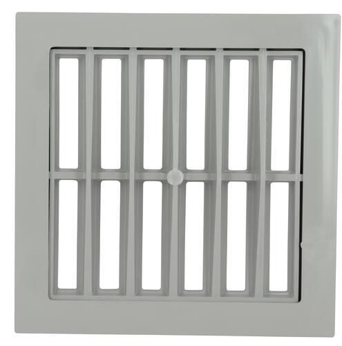 Grille de sol avec cadre PVC longueur 250mm GRC25