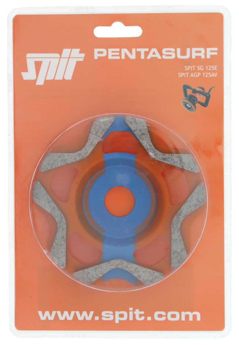 Disque Pentasurf - matériaux abrasifs tous travaux - Ø 125 mm