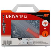 Coffret cheville Driva TP12 boîte de 200 réf. 074180