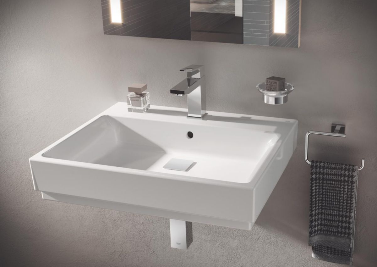 Mitigeur lavabo EUROCUBE Taille M  Chromé Réf : 23445000