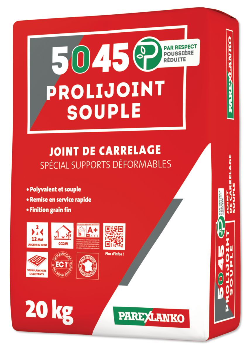 Prolijoint 5045 souple gris 20kg réf. L5045GRIS20