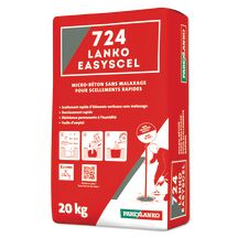 Micro-béton Lanko Easyscel 724 pour scellement de poteau - sac de 20 kg