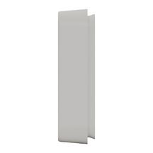 Cadre horizontal Mureva Styl - 2 postes - encastré - IP55 - IK08 - blanc