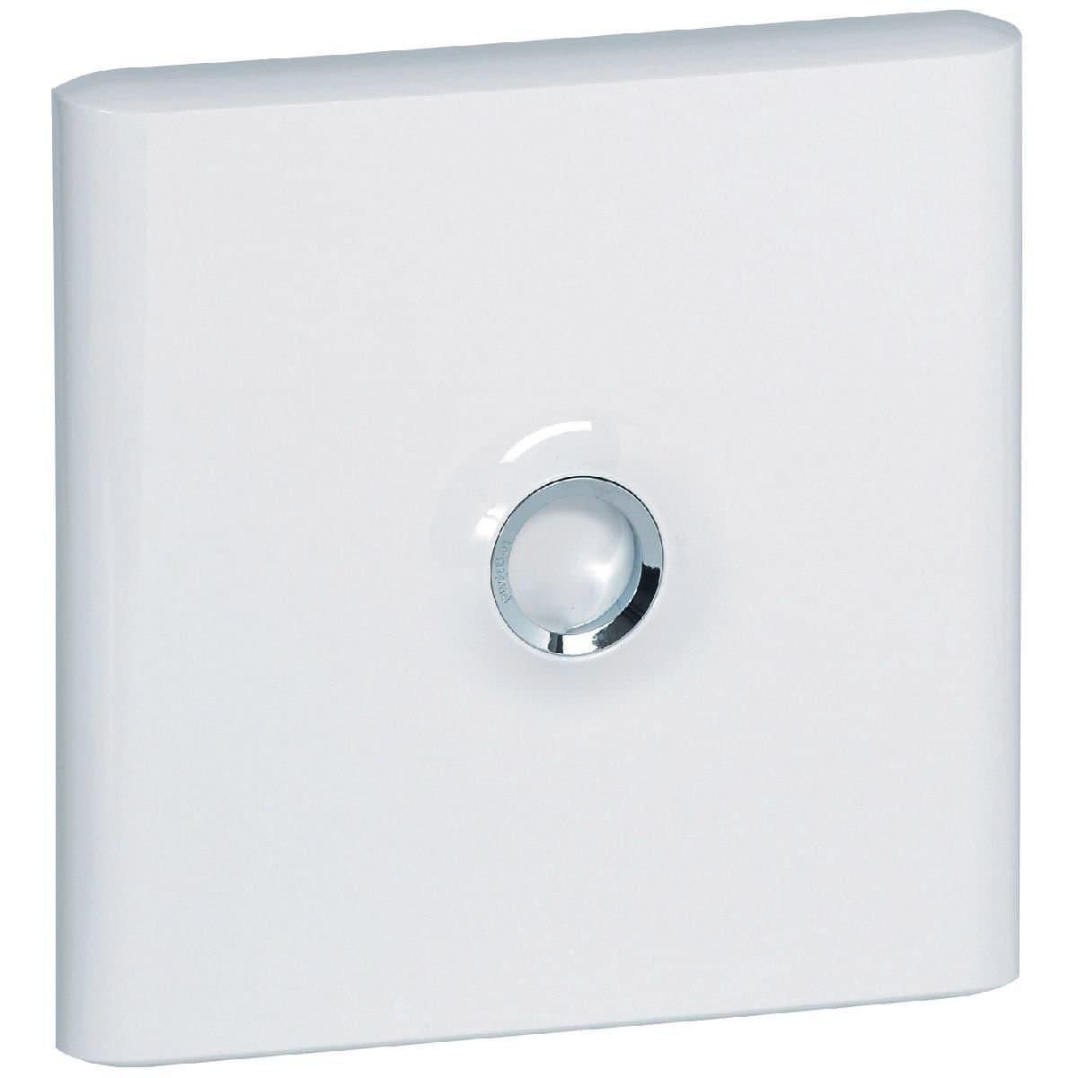 Porte pour coffret 1 rangée 13 modules - blanche. Legrand  Réf 093030