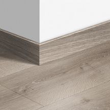 Plinthe pour parquet stratifié 3552 - chêne désert gris brossé - L. 2,4 m - 14x77 mm