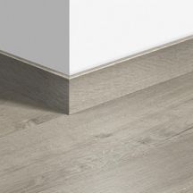 Plinthe pour parquet stratifié 3558 - chêne tendre gris - L. 2,4 m - 14x77 mm