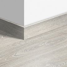 Plinthe pour parquet stratifié 3560 - chêne classique patiné gris - L. 2,4 m - 14x77 mm