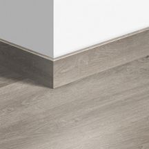 Plinthe pour parquet stratifié 3575 - chêne Venise gris - L. 2,4 m - 14x77 mm