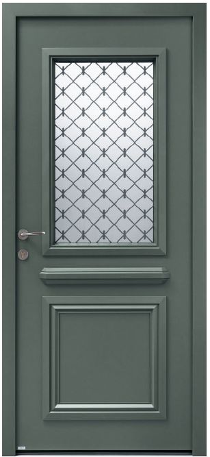 Porte d'entrée Soffi 1 Aluminium sur mesure<br>