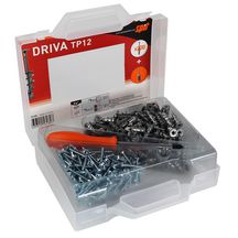 Coffret cheville Driva TP12 boîte de 200 réf. 074180