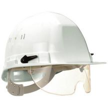 Casque de chantier Visiocéanic II RB40 + lunettes de protection - blanc