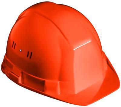 Casque de chantier Oceanic II TB40 - PEHD orange - taille réglable 53-61 cm