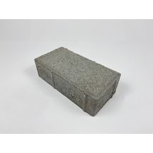 Pavé rectangle 10x20x6cm gris