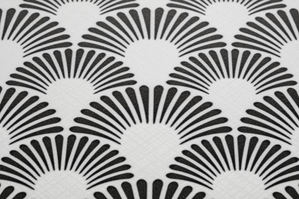 Carrelage intérieur Wallpaper - grès cérame émaillé - Akzent Gotu classy black - 18,5x18,5 cm - ép. 8 mm