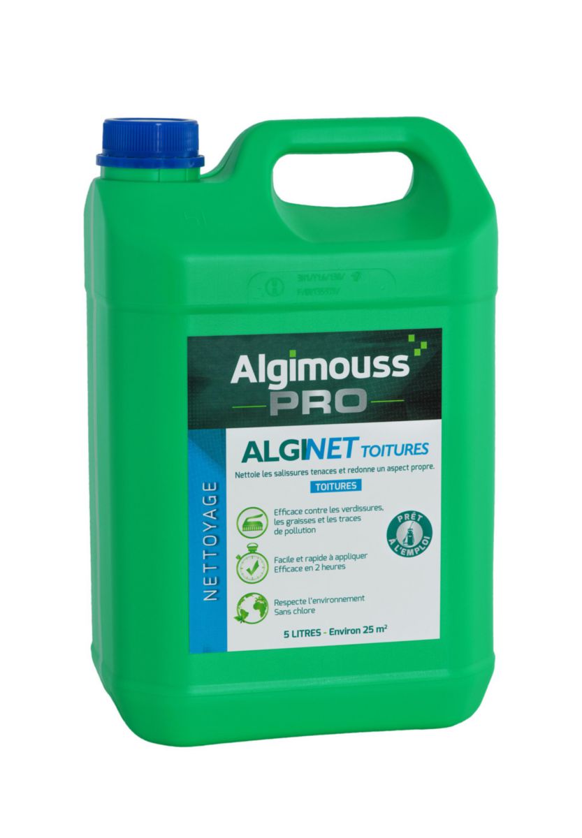 Nettoyant Alginet toitures - bidon de 5 l