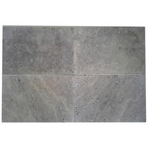 Dalle travertin 40,6x61x1,2 silver vieilli choix premium