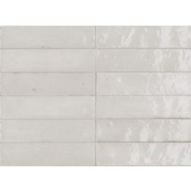 Carrelage intérieur Lume - grès cérame émaillé - ton White lux - 6x24 cm - ép. 10 mm