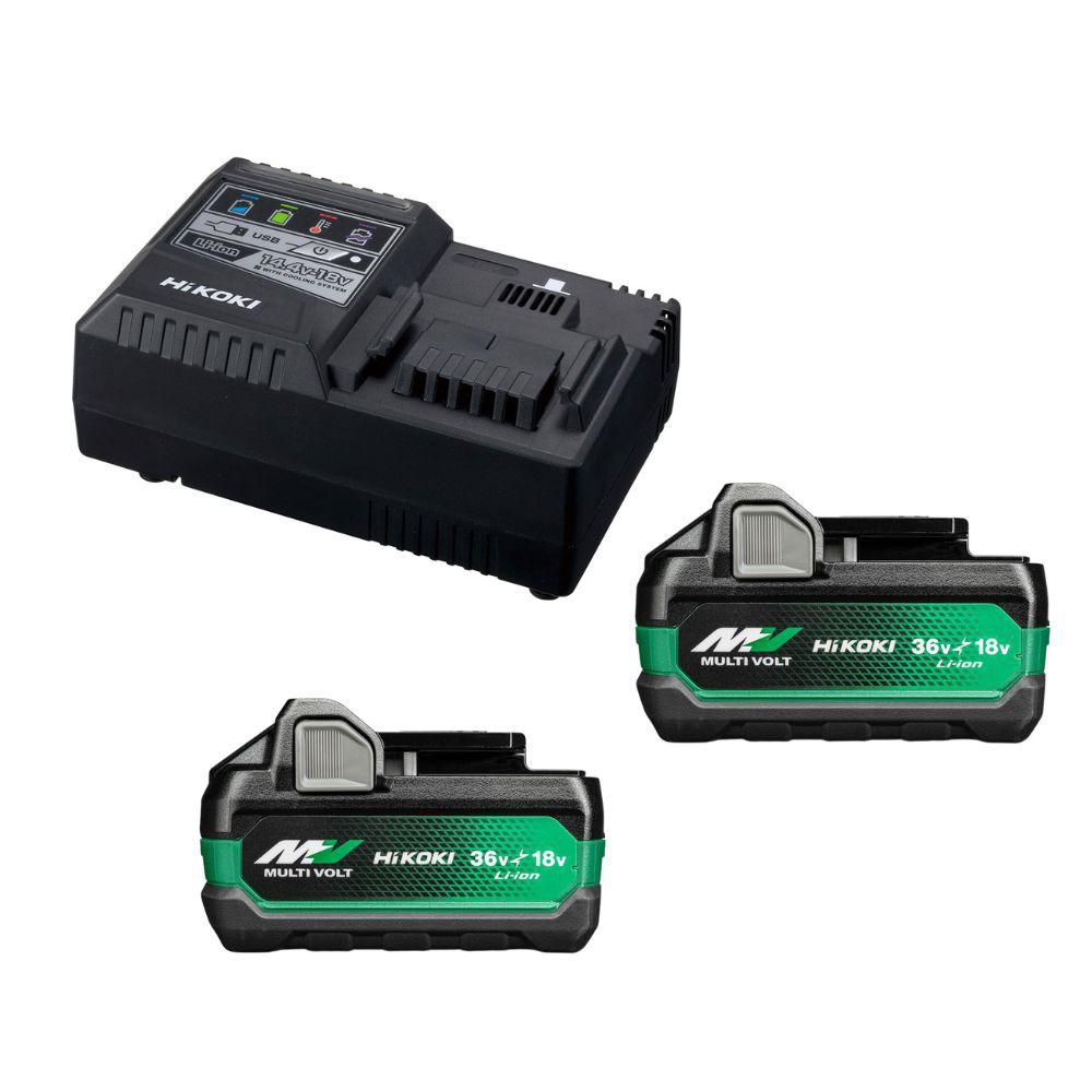 Kit 2 batteries 36V 2,5Ah MV BSL36A18X + chargeur rapide 14,4V-18V Réf. UC18YSL3WHZ