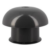 Chapeau de ventilation simple avec moustiquaire CC8M ardoise diamètre sortie 80 mm