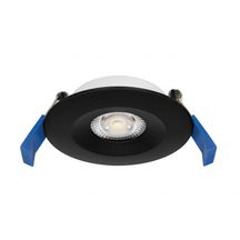 Encastré de plafond rond Led Aspen CCT - 5 W - noir