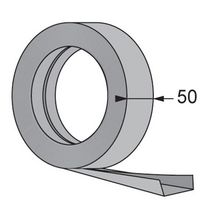 Rail PVC pour pièce humide L 20 m x l. 50 mm