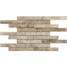 Mosaïque sol/mur grès cérame émaillé Vintage KEG-14065 - grey - 29,7x42,5 cm - ép. 10 mm