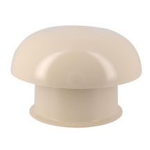 Chapeau de ventilation simple avec moustiquaire CC10SM sable diamètre sortie 100 mm