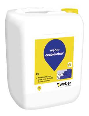 Weber accélérateur de prise pour enduits monocouche (ex Ibovit 2) - jerrican de 20 l