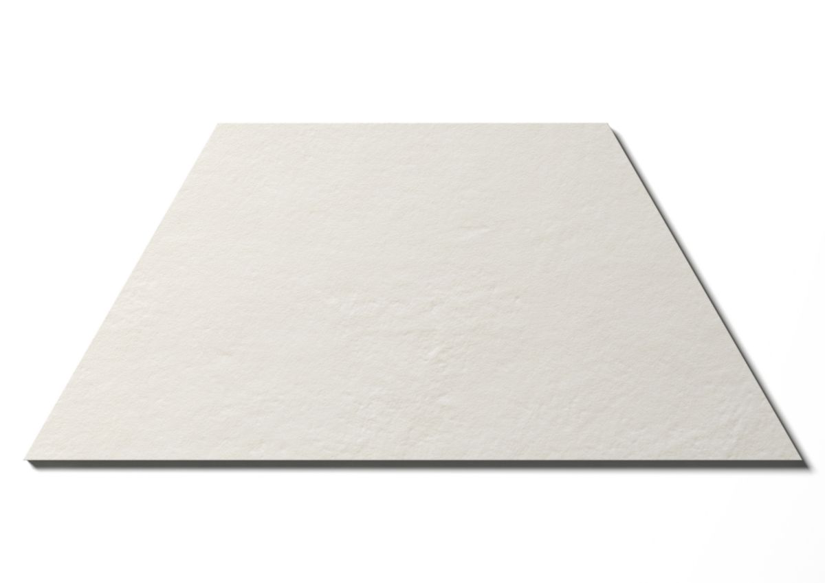 Carrelage de sol intérieur Color Studio trapezoid - grès cérame rectifié - ton white - 23x46 cm - ép. 6 mm