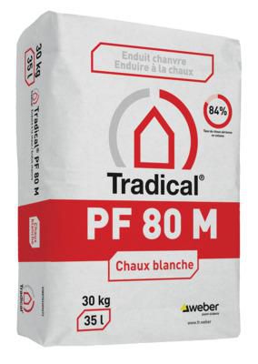 Chaux aérienne blanche Tradical PF 80 M - sac de 30 kg