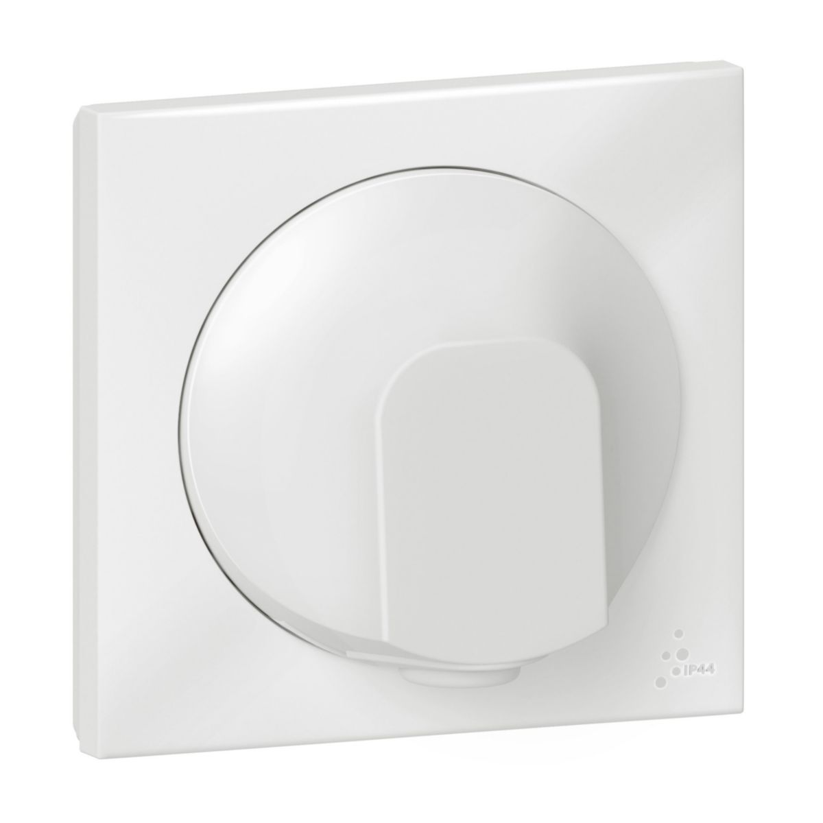 Sortie de câble IP44 Dooxie - avec plaque - blanc